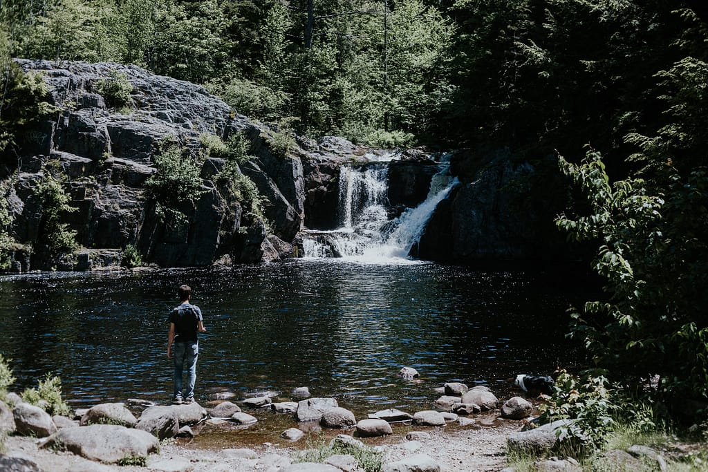 Crystal falls, in greenwood NS